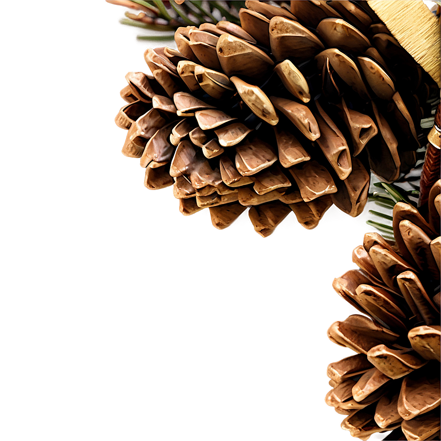 Pine Cone Wreath Png Bmh59 PNG Image