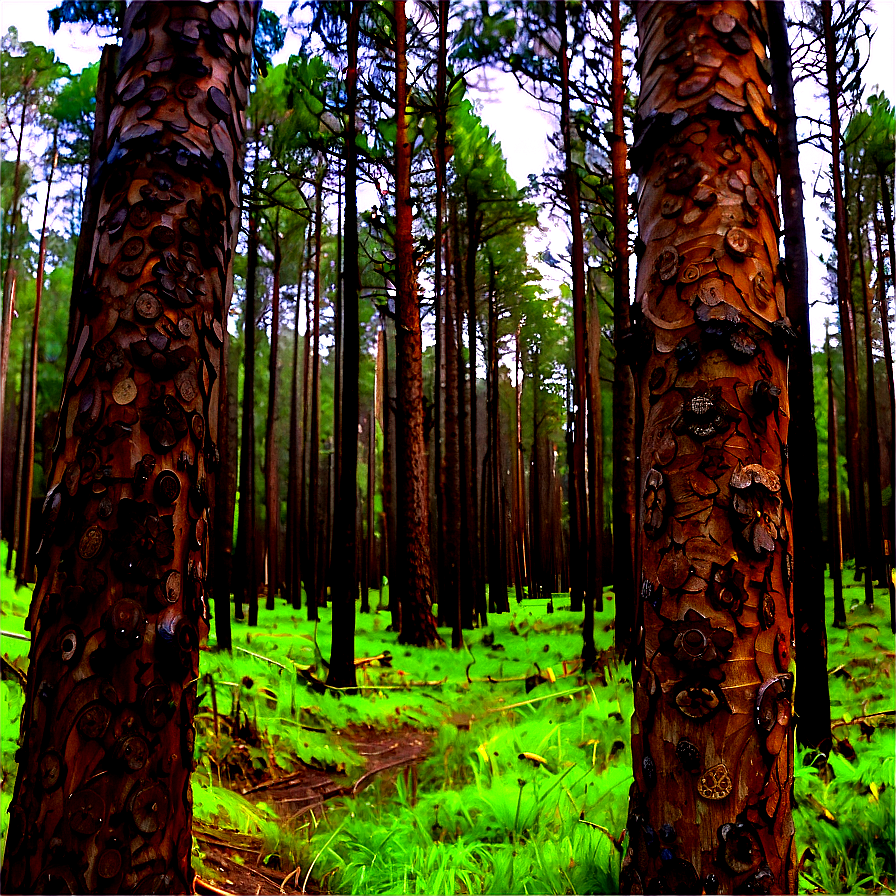 Pine Forest Panorama Png Inr PNG Image