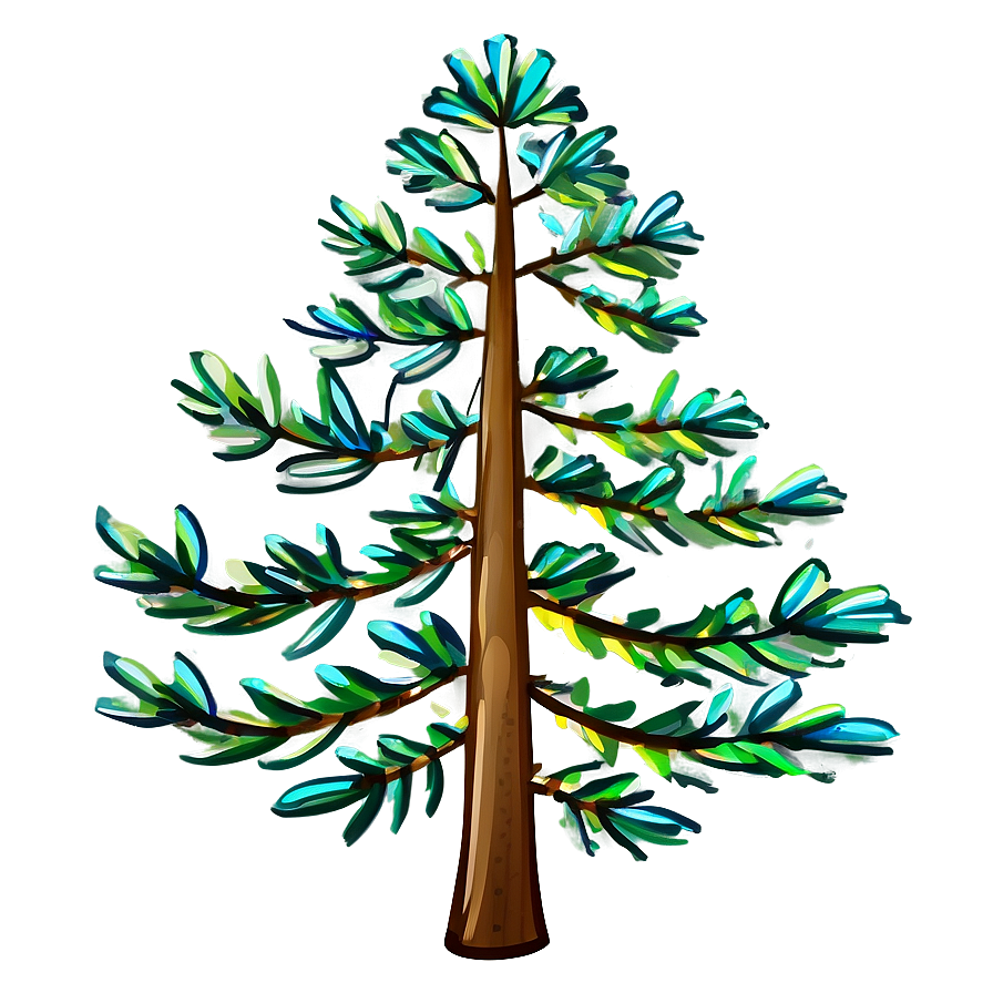 Pine Tree Illustration Png 38 PNG Image