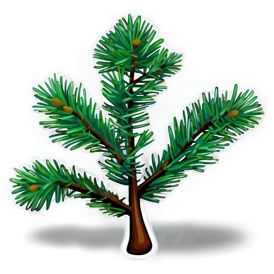 Pine Tree Line Art Png 63 PNG Image