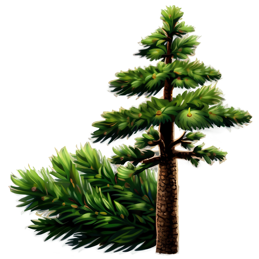 Pine Tree Mountain Landscape Png Gco PNG Image