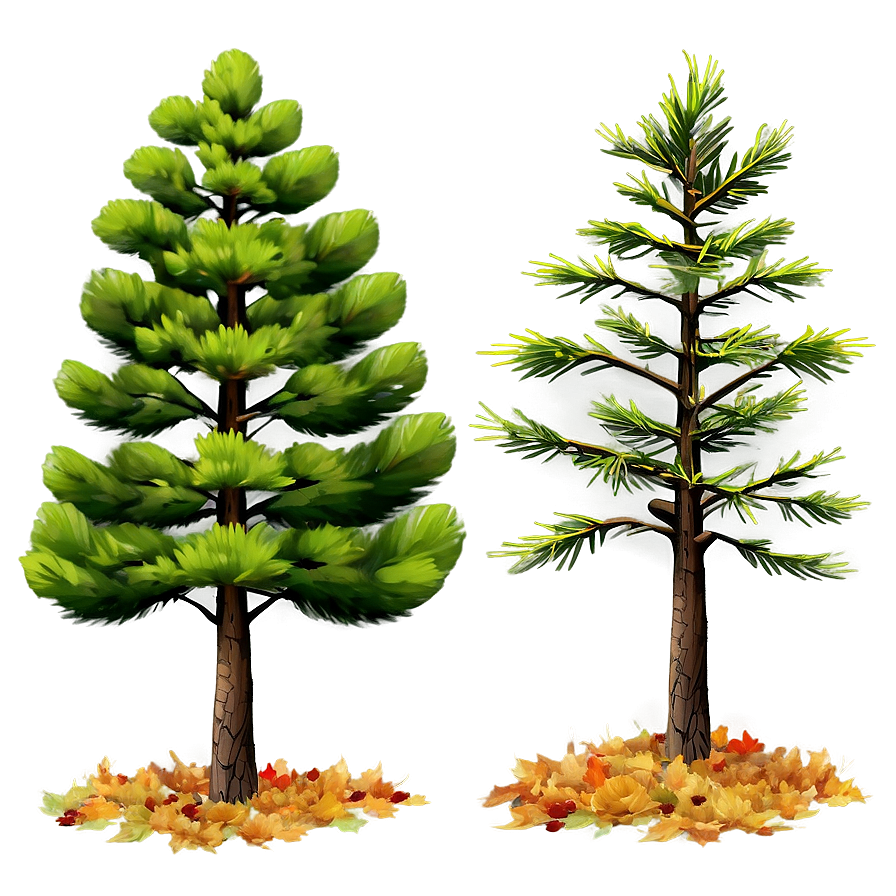 Pine Trees In Autumn Png 70 PNG Image