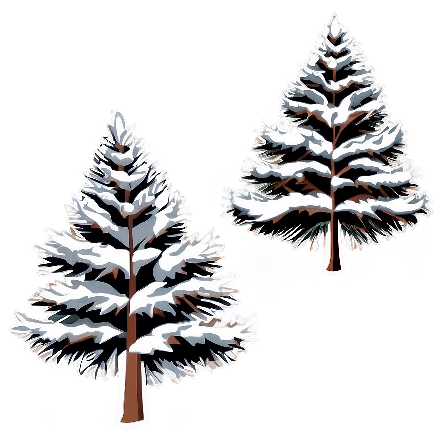 Pine Trees In Autumn Png Seg76 PNG Image