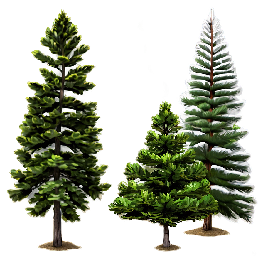 Pine Trees In Spring Png 61 PNG Image