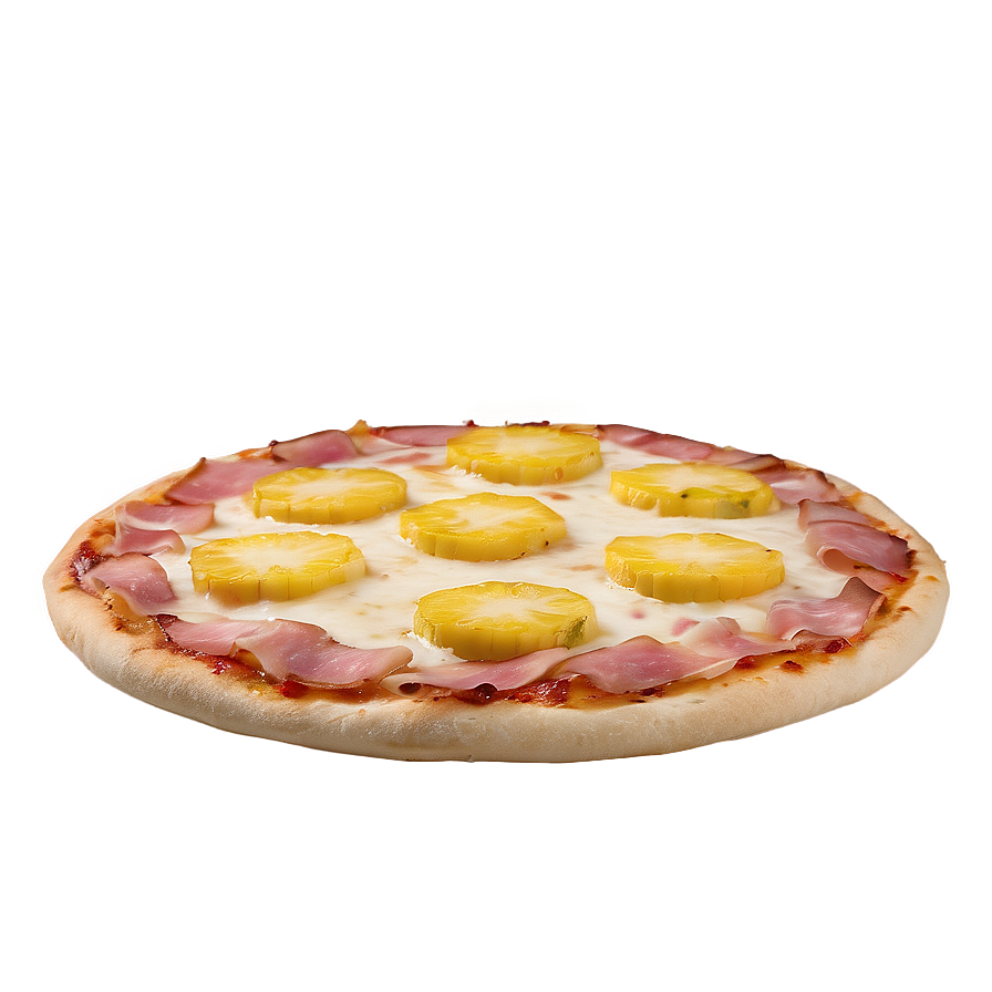 Pineapple And Ham Pizza Classic Png Fkf36 PNG Image