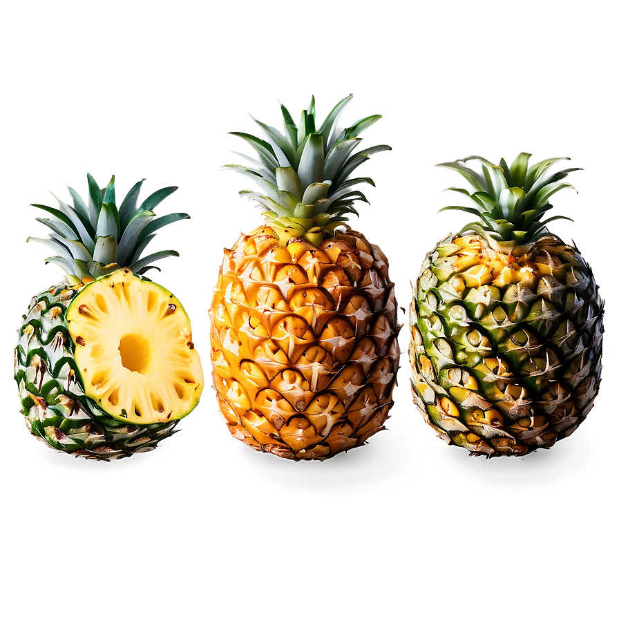 Pineapple Fresh Cut Png Jah PNG Image