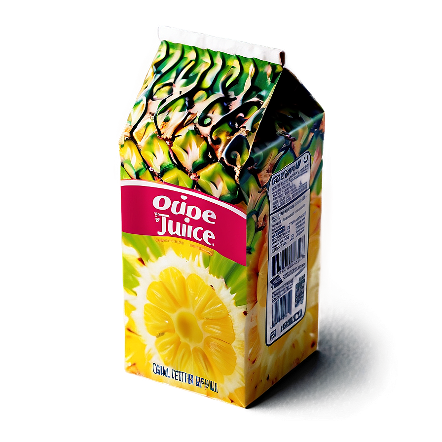 Pineapple Juice Box Png Fvc PNG Image