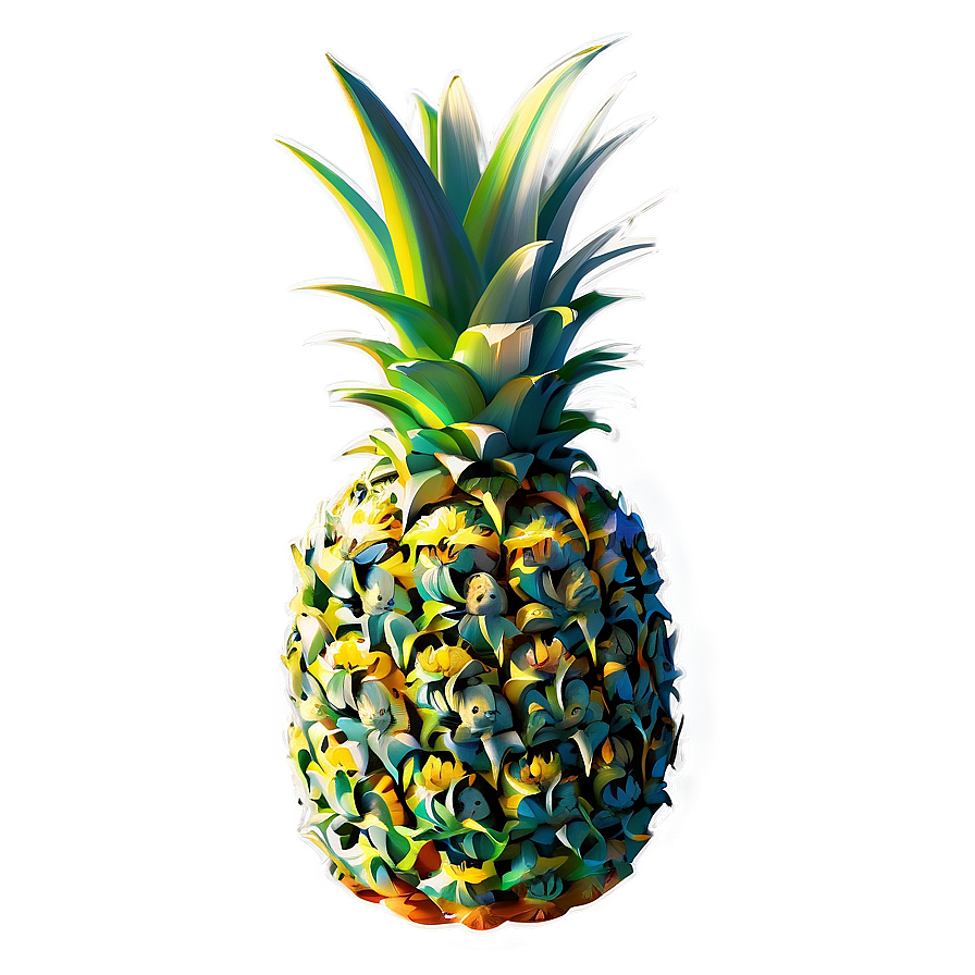 Pineapple Sketch Png Iyi54 PNG Image