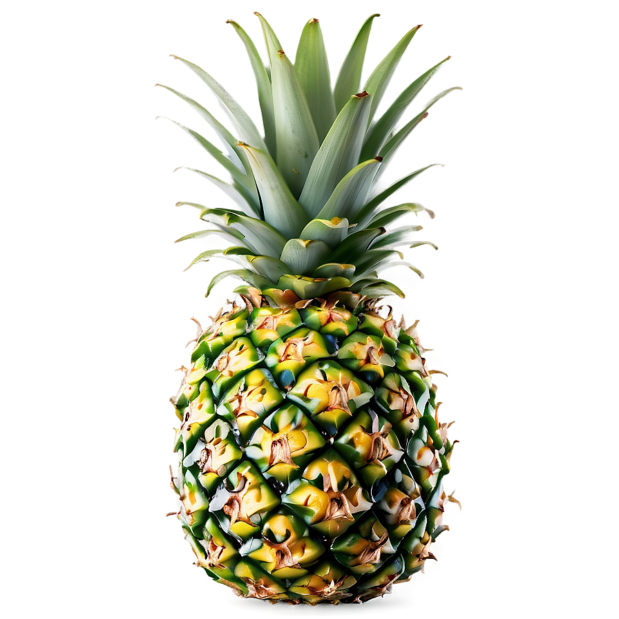 Pineapple Top View Png Njb96 PNG Image