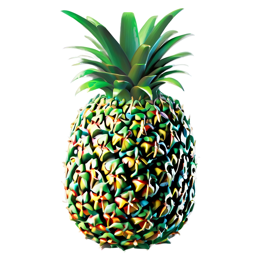 Pineapple Tropical Fruit Png Rlo PNG Image