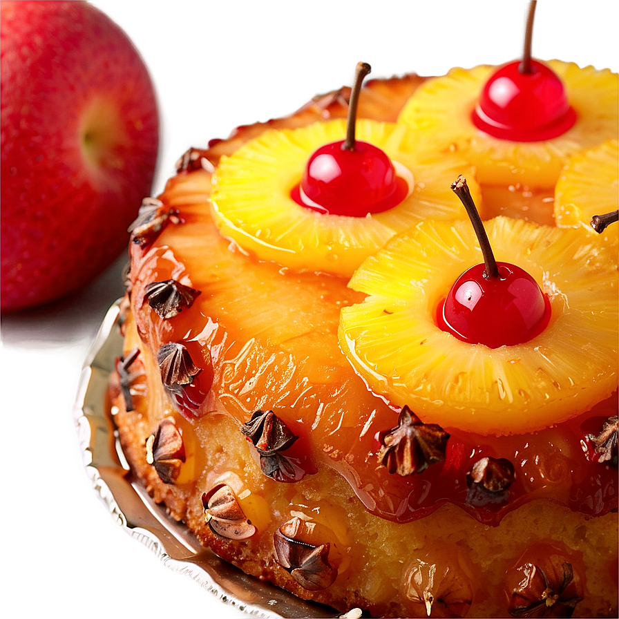 Pineapple Upside Down Cake Png Khd14 PNG Image