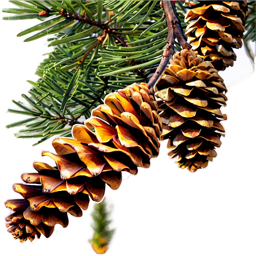 Pinecone In Nature Setting Png Ghd PNG Image