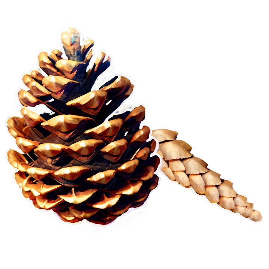 Pinecone With Sparkles Png Bpl62 PNG Image