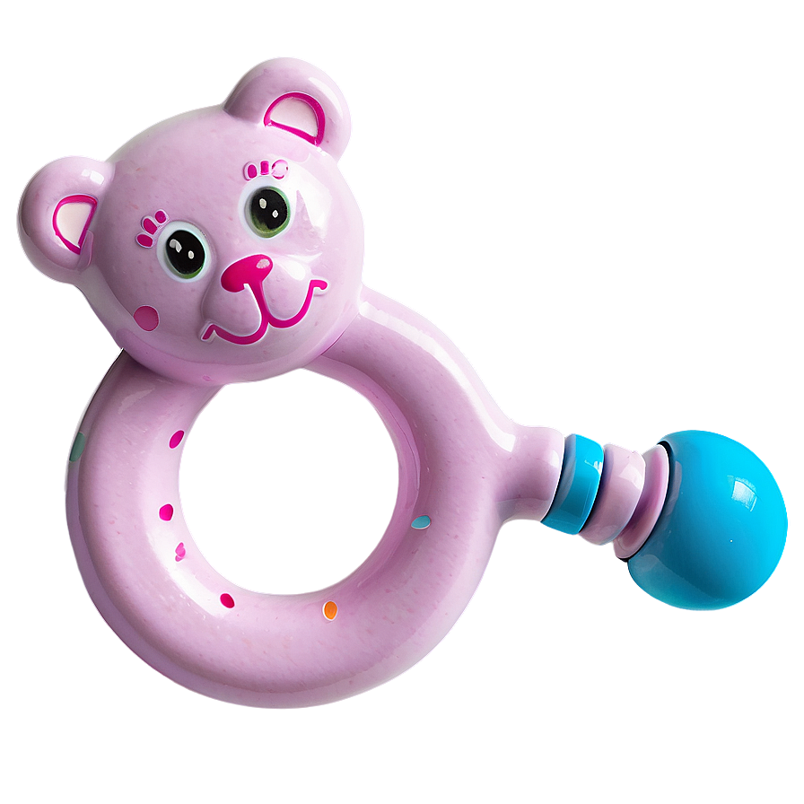 Pink Baby Rattle Png Gsk PNG Image