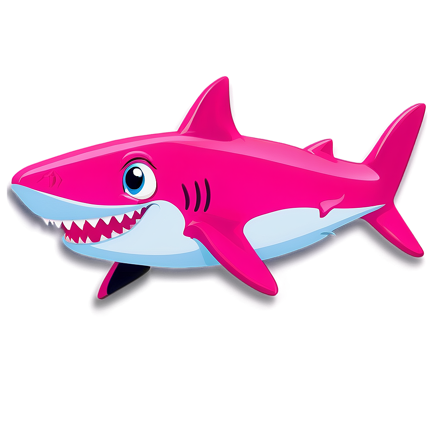 Pink Baby Shark For Invitation Png Ofw PNG Image