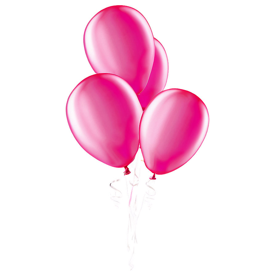 Pink Balloons Png Oii97 PNG Image