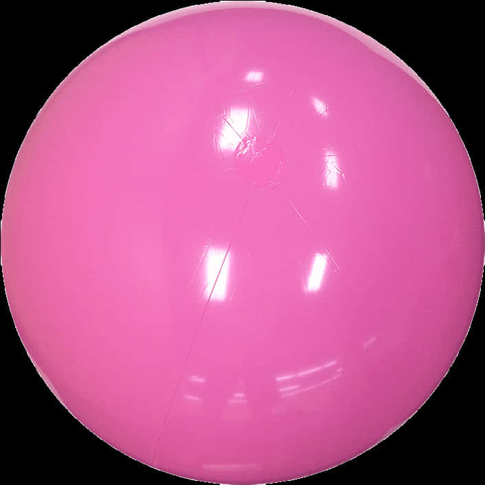 Pink Beach Ball Single PNG Image