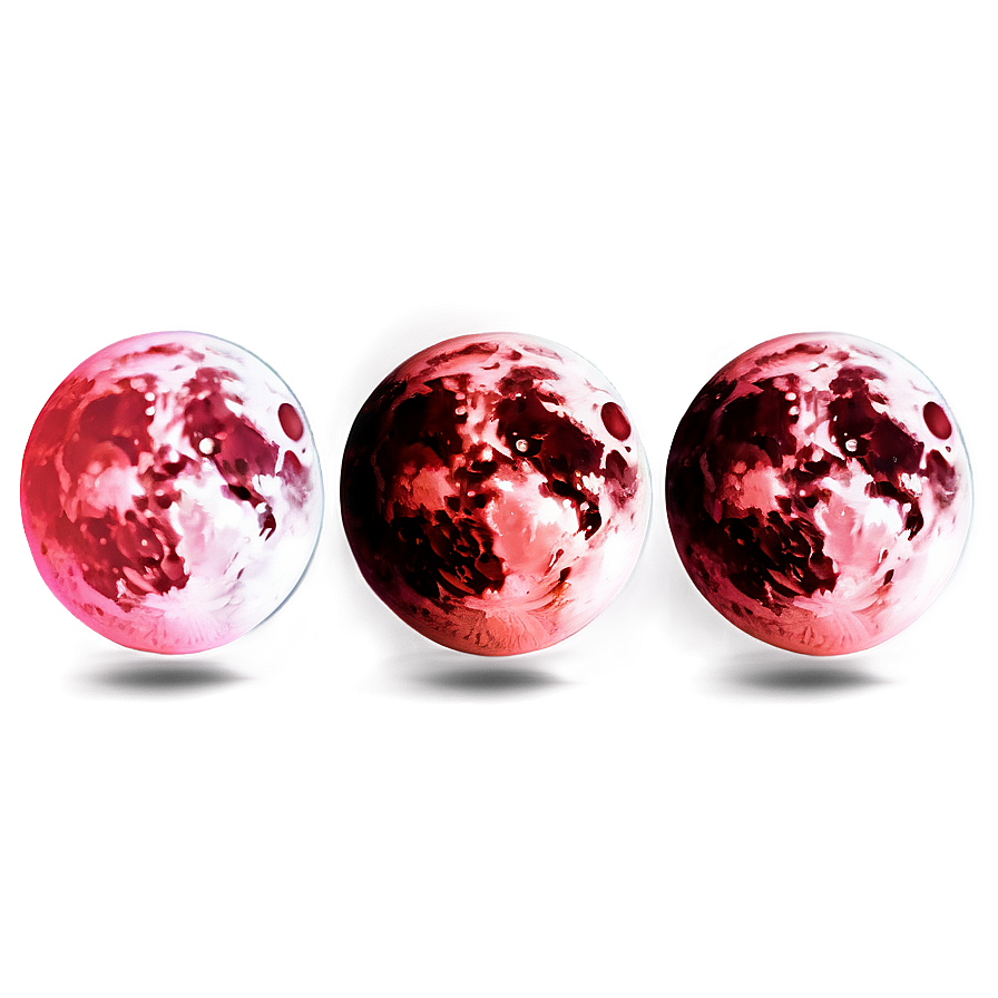 Pink Blood Moon Eerie Scene Png Doj33 PNG Image