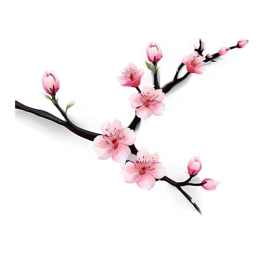 Pink Blossom Png 7 PNG Image