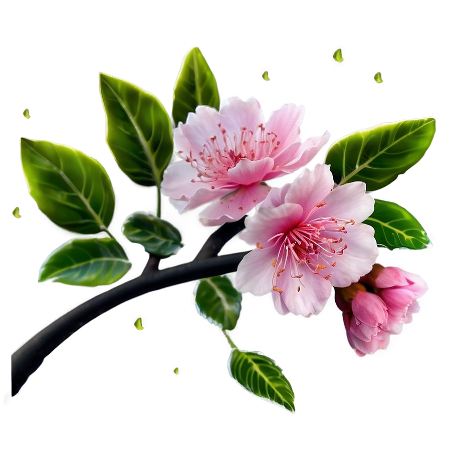 Pink Blossoms Png Mwf PNG Image