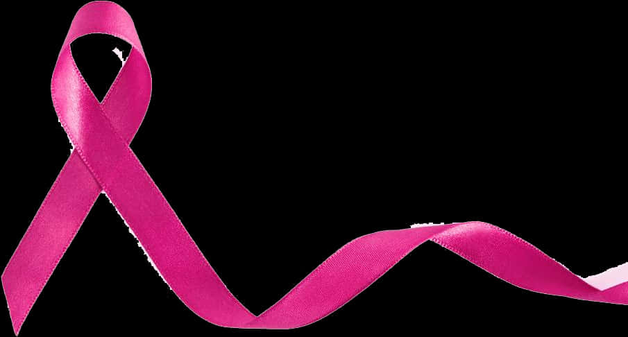 Pink Breast Cancer Awareness Ribbon PNG Image