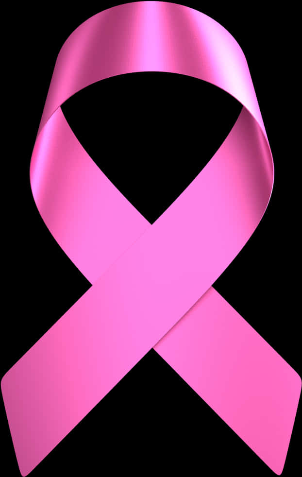 Pink Breast Cancer Awareness Ribbon PNG Image