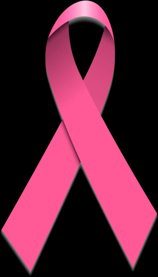 Pink Breast Cancer Awareness Ribbon PNG Image