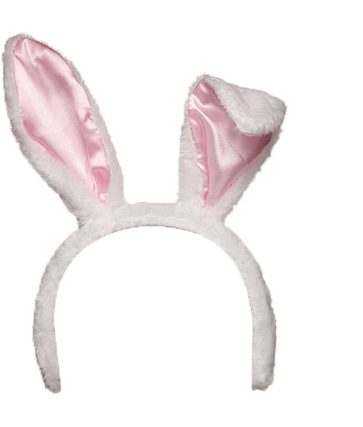 Pink Bunny Ears Headband PNG Image