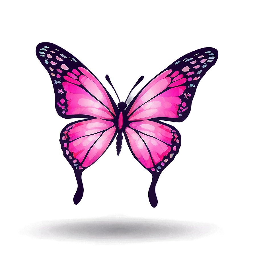 Pink Butterfly For Logo Design Png 59 PNG Image