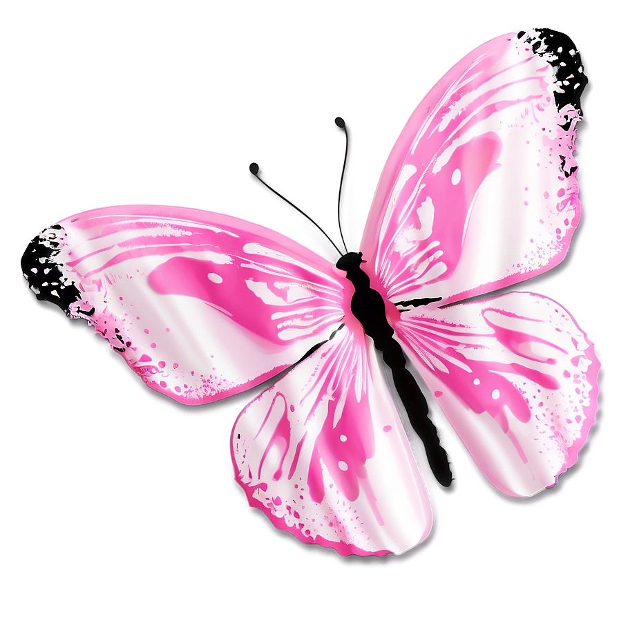 Pink Butterfly Originai Photo Png Kmm PNG Image