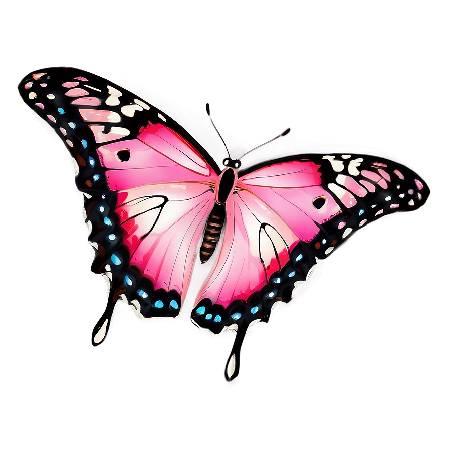 Pink Butterfly Pure Beauty Png 06212024 PNG Image