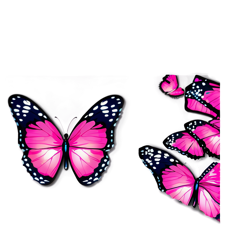 Pink Butterfly Transparent Background Png Kuh88 PNG Image