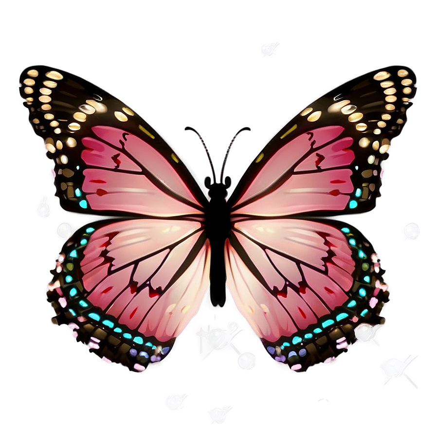 Pink Butterfly Transparent Background Png Rig91 PNG Image