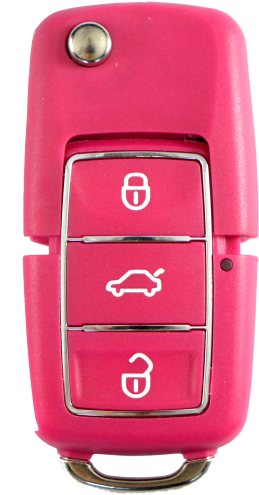 Pink Car Key Fob PNG Image