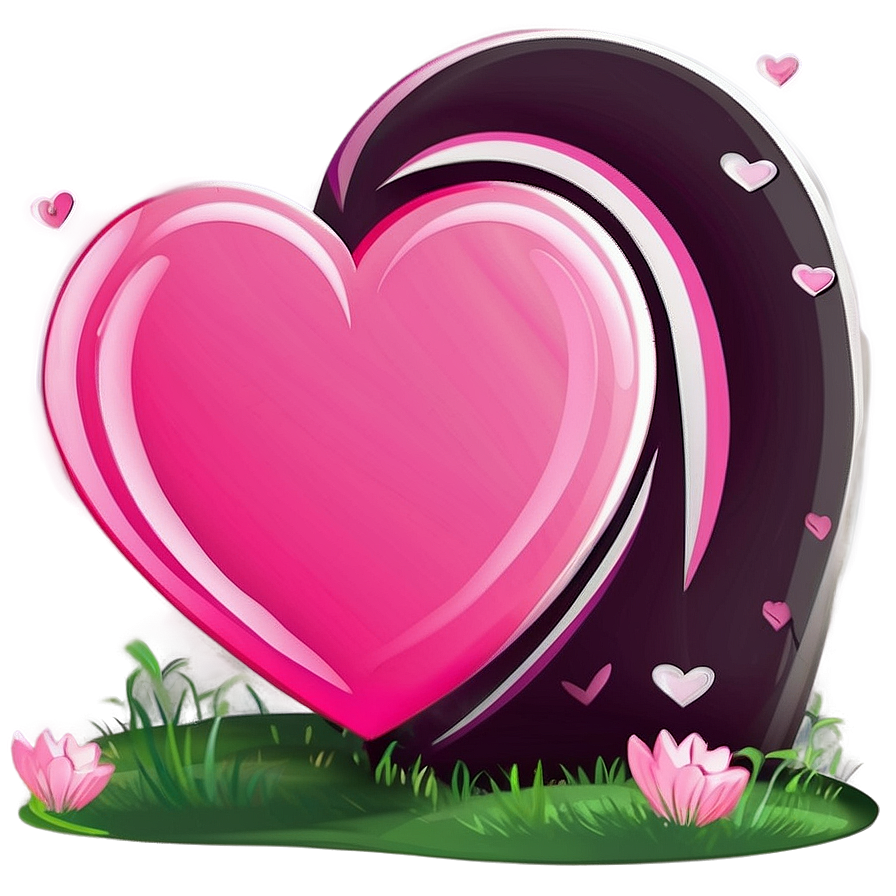 Pink Cartoon Heart Png Ivq1 PNG Image