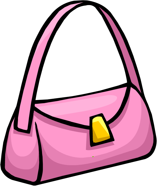 Pink Cartoon Purse PNG Image