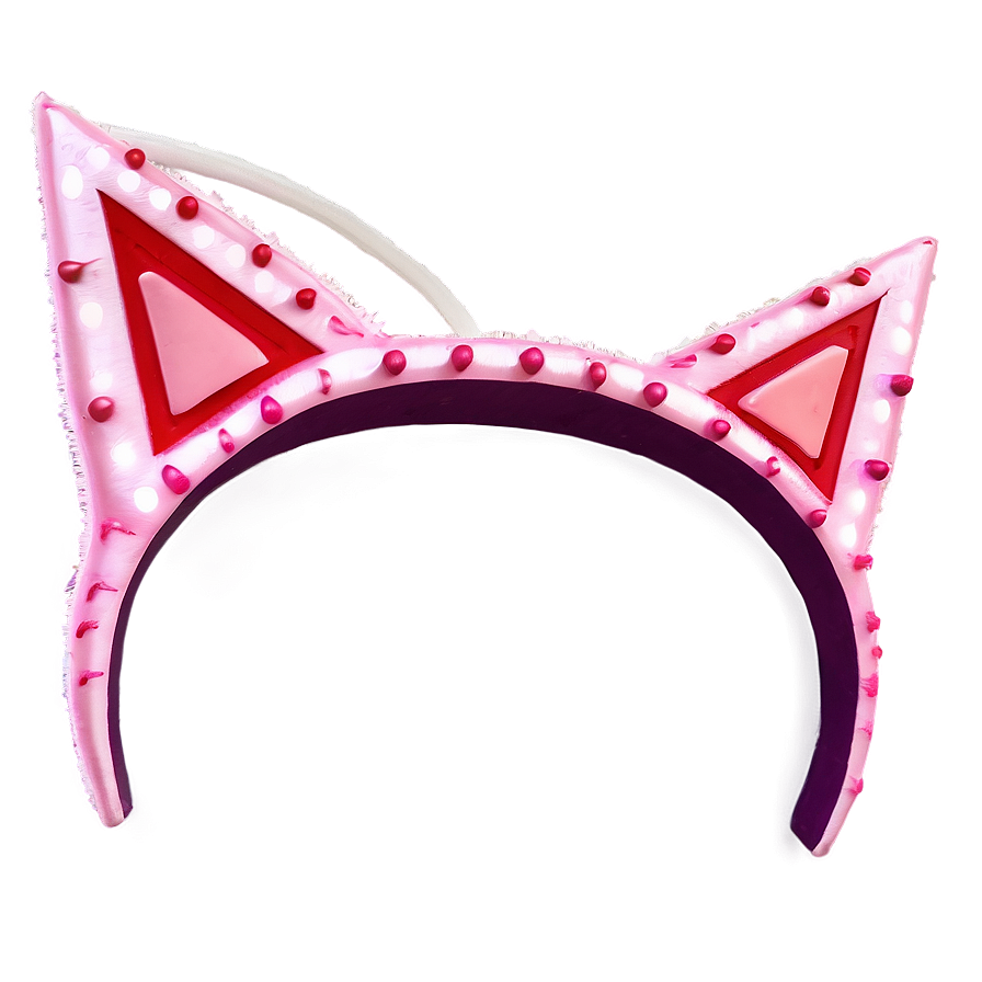 Pink Cat Ear Decoration Png 06212024 PNG Image