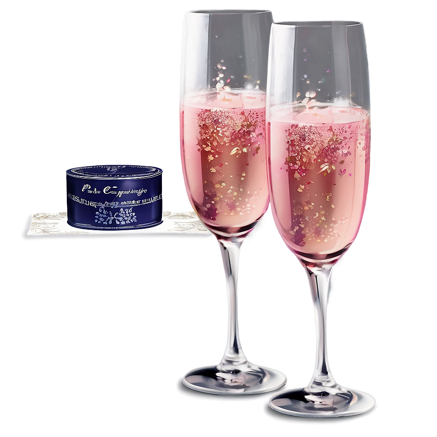 Pink Champagne In Stylish Lounge Png Mnr60 PNG Image