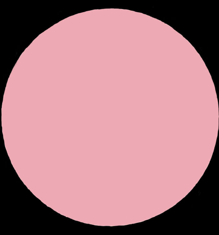 Pink Circle Black Background PNG Image