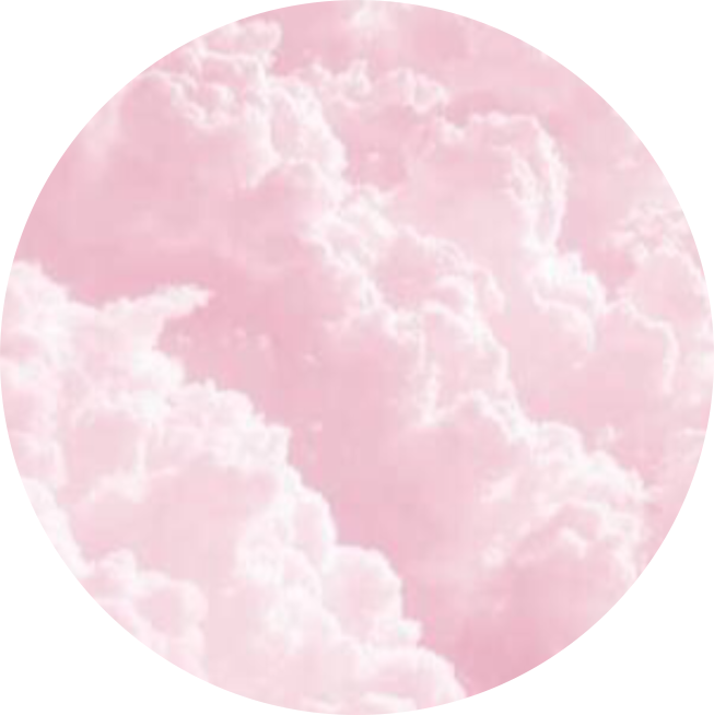 Pink Cloud Circle Abstract PNG Image