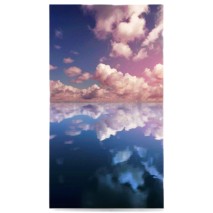 Pink Cloud Reflection Png Uqx71 PNG Image