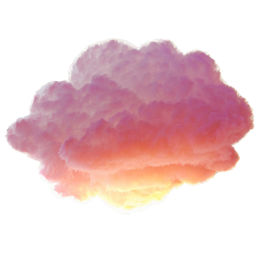 Pink Cloud Sunset Png Aej PNG Image