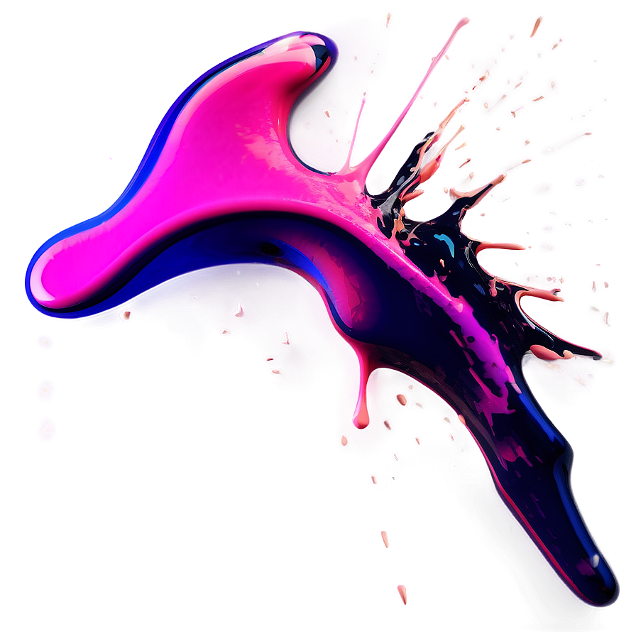 Pink Color Splash Png Ojl PNG Image