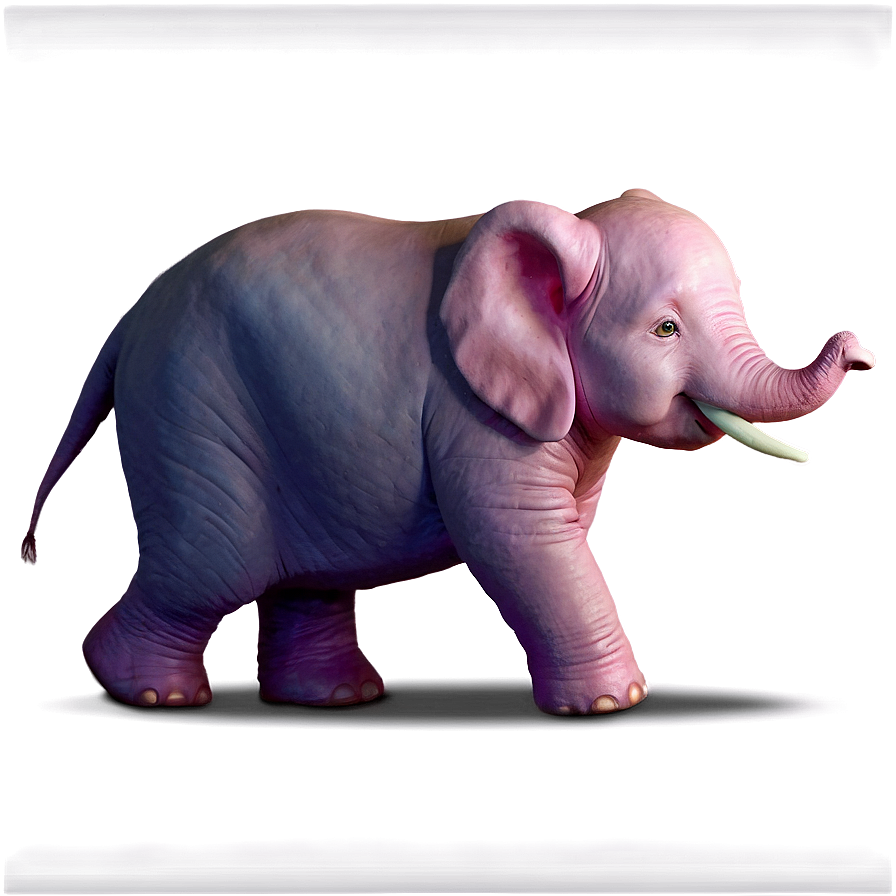 Pink Elephant And Friends Png Ckx PNG Image