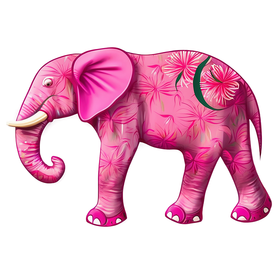 Pink Elephant Transparent Background Png 06292024 PNG Image