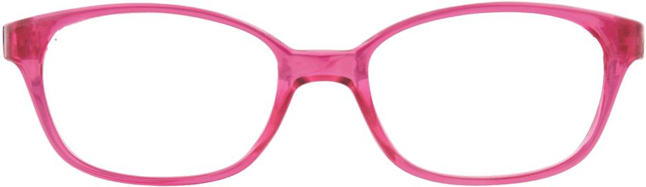 Pink Eyeglasses Transparent Background PNG Image