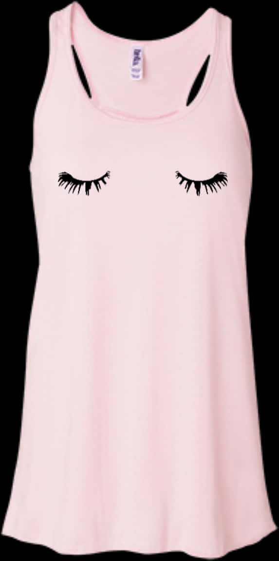 Pink Eyelash Tank Dress Womens Fashion PNG Image