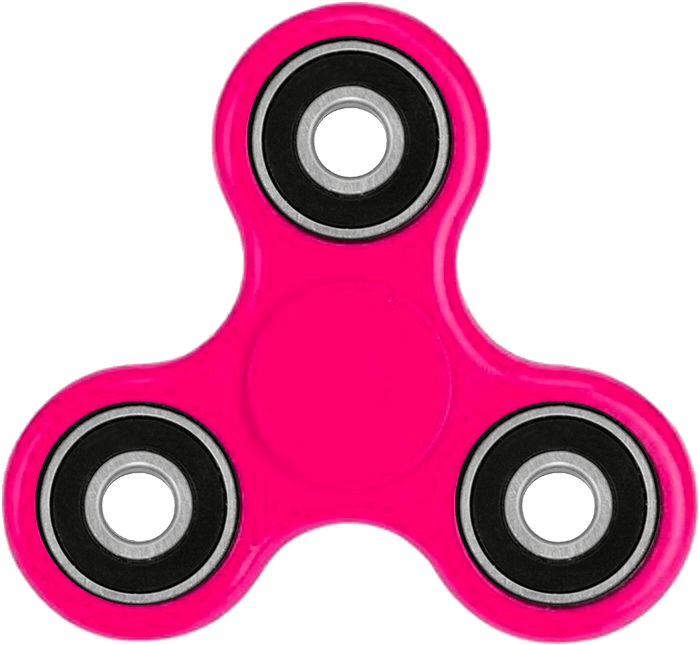 Pink Fidget Spinner Isolated PNG Image