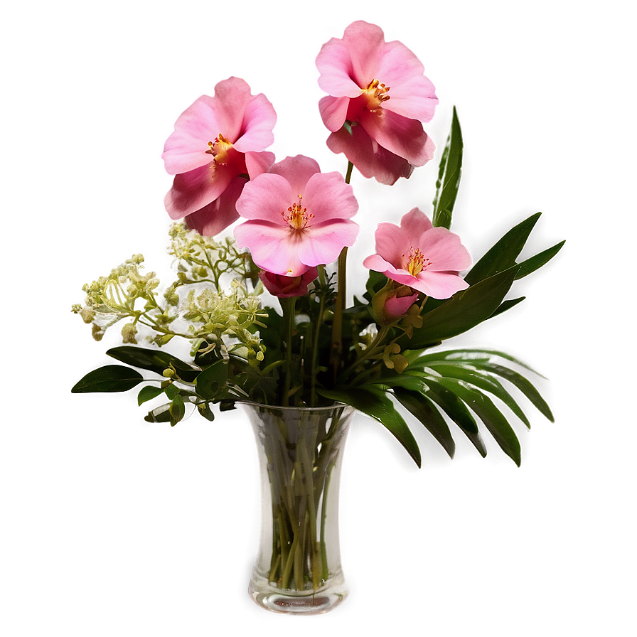 Pink Floral Arrangement Png Mow PNG Image