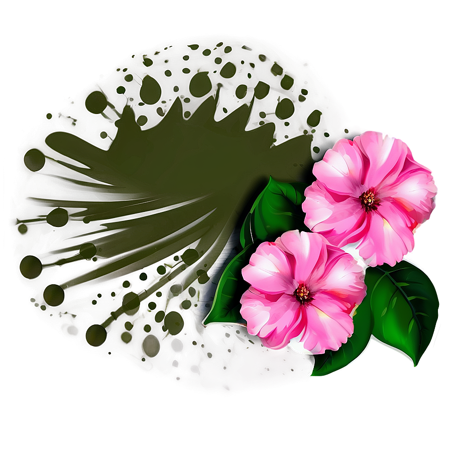 Pink Flower Background Png Jty PNG Image